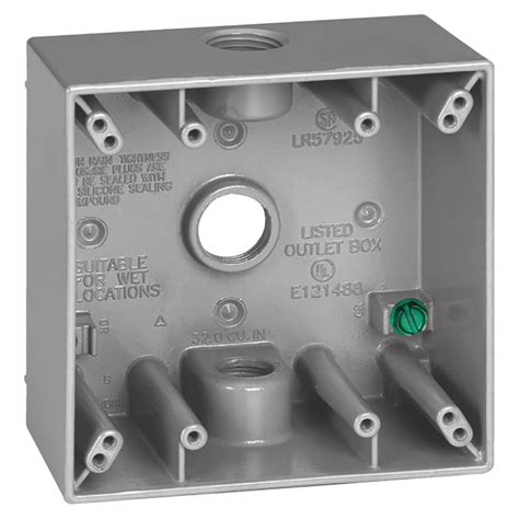 2 gang outdoor electrical box shallow|2 gang weatherproof electrical box.